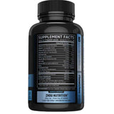 Tabla nutricional del suplemento Zhou Nutrition Iron Beard Fórmula para Barba y Cabello 60 cápsulas